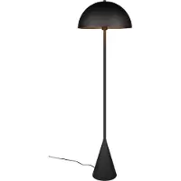 TRIO Lampadaire tendance Alfie 130 cm - noir