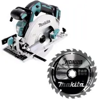 Makita DHS 680 Z Scie circulaire sans fil 18 V 165 mm + Lame de scie circulaire EFFICUT - sans batterie, sans chargeur
