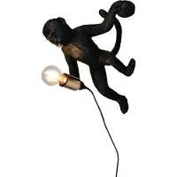 TRIO Applique murale Louy Singe Noir