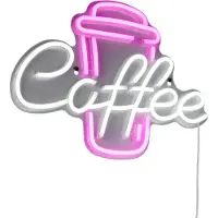 TRIO Applique murale néon Coffee rose