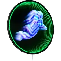 TRIO Applique murale Duke noir effet unique Ø 60cm