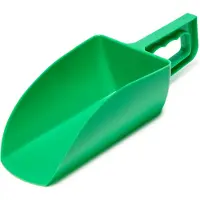 Garronda Pelle à nourriture env. 1000 g - Pelle ergonomique pour nourriture, granulés, litière & engrais - plastique robuste - sans BPA, facile à nettoyer - GD-0153 Vert