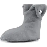 Ladeheid Enfants Chaussettes Chauffantes pour Bottes de Caoutchouc LA-CA-01 LA-CA-03 LA-CA-04(Gris, 34/35)
