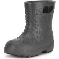 Ladeheid Enfants Filles Garçons Bottes de pluie légères Eva LADW006 (Graphite 9490, 24/25 UE)
