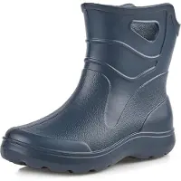 Ladeheid Bottes en caoutchouc légères pour homme, modèle Eva KL027M (bleu foncé, taille 43)
