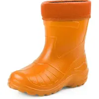 Ladeheid - Bottes de pluie Eva Thermo ultra-légères pour enfants (filles et garçons), doublées, KL050 (orange, taille 24 EU)