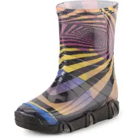 Ladeheid Bottes en caoutchouc pour enfants (filles et garçons), doublées, modèle Swk2021BW (motif 55, taille 27/28)