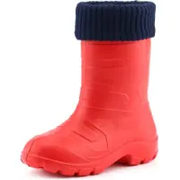 Ladeheid Bottes en caoutchouc Eva Thermo ultra-légères pour enfants (filles et garçons), doublées, LA845KIDS (Rouge 1/Bleu marine, 35 EU)
