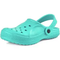 Ladeheid Enfants Filles Garçons Sabots légers Eva Sabots de jardin Chaussures de jardin KL055 (Menthe, 29 UE)