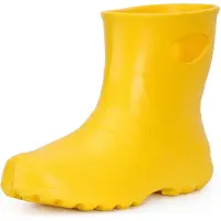 Ladeheid Femmes Bottes en caoutchouc légères LA-752 (Jaune (sans sous-vêtements), 37 UE)