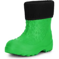 Ladeheid Enfants Filles Garçons Bottes de pluie légères Eva LADW007 (Vert 1711, 22/23 UE)