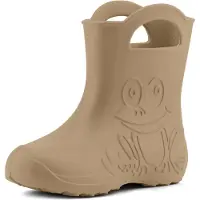 Ladeheid Eva - Bottes en caoutchouc pour enfants (garçons et filles) - Chaussures de pluie LA-CA-01 (couleur camel, pointure 22/23 EU)