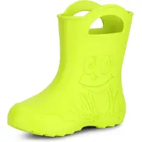Ladeheid Eva Enfants Garçons Filles Bottes de pluie LA-CA-01 (Citron vert, 22/23 UE)