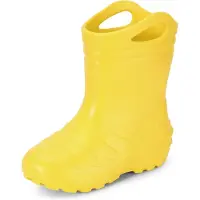 Ladeheid Bottes en caoutchouc Eva ultra-légères pour filles et garçons KL051-S (Jaune1, 34 EU)