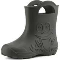 Ladeheid Eva Enfants Garçons Filles Bottes de pluie LA-CA-01 (Carbone, 32/33 EU)