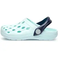 Ladeheid Sabots pour enfants, pour filles et garçons, sabots de jardin légers, chaussures de jardin pour enfants LA-CA-14 (bleu clair, 25/26 EU)