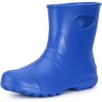 Ladeheid Femmes Bottes en caoutchouc légères LA-752 (Bleu2727c (sans sous-vêtements), 36 UE)