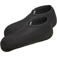 Ladeheid Chaussettes pour bottes , chaussons intérieurs, chaussettes chaudes pour bottes de pluie LA40-250 (noir, 38/39 EU)