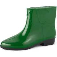 Ladeheid Bottes de caoutchouc courtes pour femmes LAZT201801 (vert, 38 UE)
