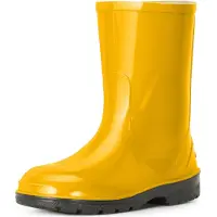 Ladeheid Kinder Mädchen Jungen Gummistiefel Regenstiefel LA-939 (jaune, 32 EU)