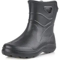 Ladeheid Bottes en caoutchouc légères pour homme, modèle Eva KL027M (noir, taille 40)