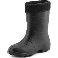 Ladeheid Femmes Thermo Eva Bottes en caoutchouc poids plume LALMG879 (noir/noir, 39 UE)