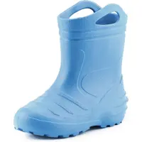 Ladeheid Bottes en caoutchouc Eva Thermo ultra-légères pour enfants (filles et garçons), doublées, modèle KL051 (bleu clair, taille 34)