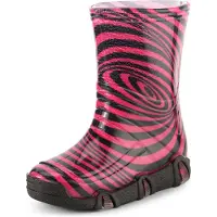Ladeheid Bottes en caoutchouc pour enfants (filles et garçons), doublées, modèle Swk2021BW (motif 49, 21/22)