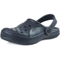 Ladeheid Enfants Filles Garçons Sabots légers en EVA Sabots de jardin Chaussures de jardin KL055 (Bleu foncé, 26 EU)