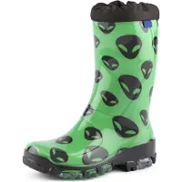 Ladeheid Bottes en caoutchouc pour enfants , filles et garçons, LARB015 (Vert fantôme, 21)