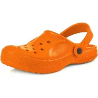 Ladeheid Enfants Filles Garçons Sabots légers Eva Sabots de jardin Chaussures de jardin KL055 (Orange, 28 UE)