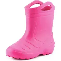 Ladeheid Bottes en caoutchouc Eva Thermo ultra-légères pour enfants (filles et garçons), doublées, modèle KL051 (rose, taille 30)