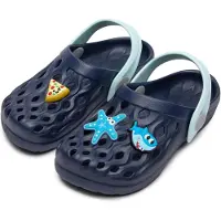 Ladeheid Sabots pour enfants, pour filles et garçons, sabots de jardin légers, chaussures de jardin pour enfants LA-CA-15 (bleu marine, 30/31 EU)