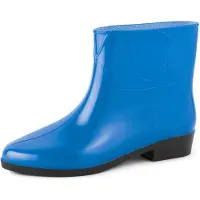 Ladeheid Bottes courtes en caoutchouc pour femmes LAZT201801 (bleu, 40 UE)