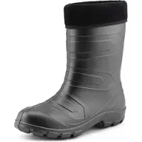 Ladeheid Femmes Thermo Eva Bottes en caoutchouc poids plume LALMG879 (Graphite/Noir, 39 UE)