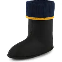 Ladeheid - Chaussettes chaudes pour bottes en caoutchouc, filles et garçons, à porter à l'intérieur des bottes KL058 (Sonnig, taille 35 EU)
