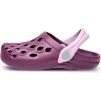 Ladeheid Sabots pour enfants, pour filles et garçons : sabots de jardin légers, chaussures de jardin pour enfants LA-CA-14 (violet, 24/25 EU)