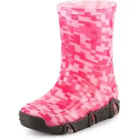 Ladeheid Enfants Filles Garçons Bottes en caoutchouc doublées Swk2021BW (modèle-44, 23/24)
