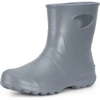 Ladeheid Bottes en caoutchouc Eva ultra-légères pour homme de la marque , modèle LA-753 (argent, sans sous-vêtements), taille 45 (EU)