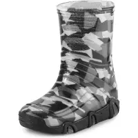 Ladeheid Enfants Filles Garçons Bottes en caoutchouc doublées Swk2021BW (modèle-45, 21/22)