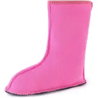Ladeheid Enfants Filles Garçons Chaussettes Chauffantes pour Bottes en Caoutchouc LA-CA-10 LA-CA-11 (Rose, 24/25 EU)