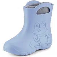 Ladeheid Eva Enfants Garçons Filles Bottes de pluie fourrées LA-CA-03 (Bleu clair, 24/25 EU)