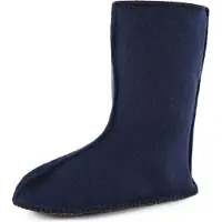 Ladeheid Enfants Filles Garçons Chaussettes Chauffantes pour Bottes en Caoutchouc LA-CA-10 LA-CA-11 (Bleu Marine, 32/33 EU)