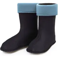 Ladeheid - Chaussettes chaudes pour bottes en caoutchouc pour filles et garçons - Doublure pour les modèles LA-KL-EVA-Kids, KL050 et KL045 (bleu clair, taille 26 EU)