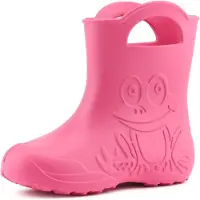 Ladeheid Eva Enfants Garçons Filles Bottes de pluie LA-CA-01 (Rose, 22/23 EU)