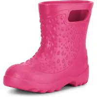 Ladeheid Enfants Filles Garçons Bottes de pluie légères Eva LADW006 (Rose 6108, 34/35 UE)