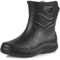 Ladeheid Femmes bottes en caoutchouc légères Eva KL027D (Noir, 37)