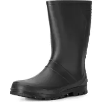 Ladeheid Bottes en caoutchouc PVC pour hommes et femmes LA-959 (noir, 36 UE)