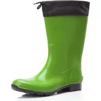 Ladeheid Bottes en caoutchouc pour femmes LA-968 (vert/noir, 36)