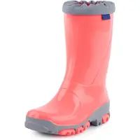 Ladeheid Bottes en caoutchouc pour enfants , filles et garçons, LARB015 (saumon, 25)